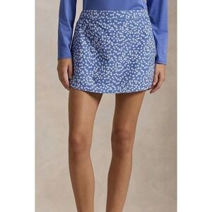 RLX Ralph Lauren Blue Multi Golf Skort Skirt Women's Size Small NWT Athletic